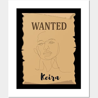 Keira bounty poster Posters and Art